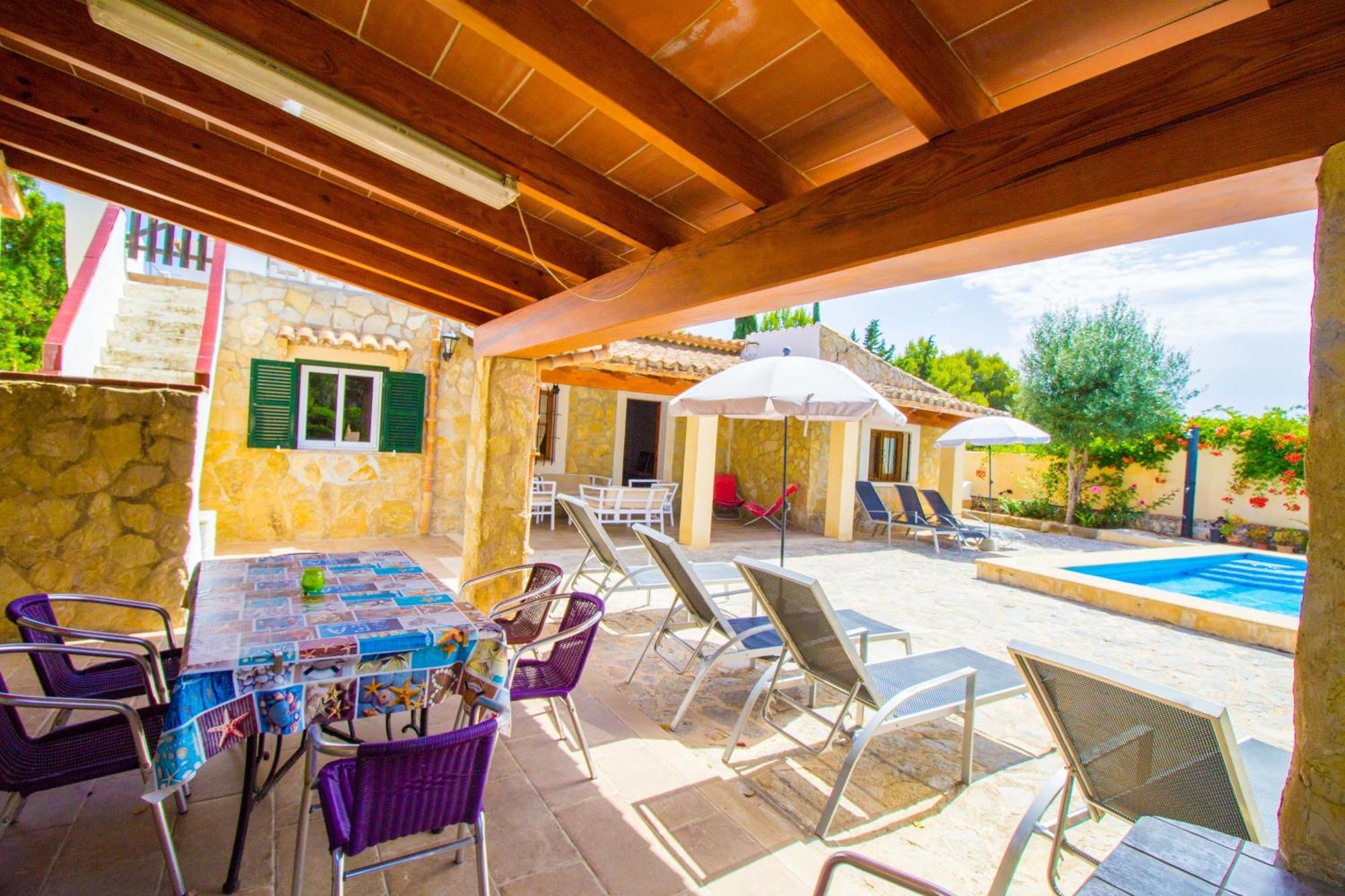 Perfecta Villa Para Vacaciones Con Wifi Y A/C Pollença Exteriör bild